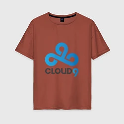 Женская футболка оверсайз Cloud9