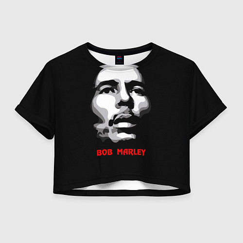 Женский топ Bob Marley Face / 3D-принт – фото 1