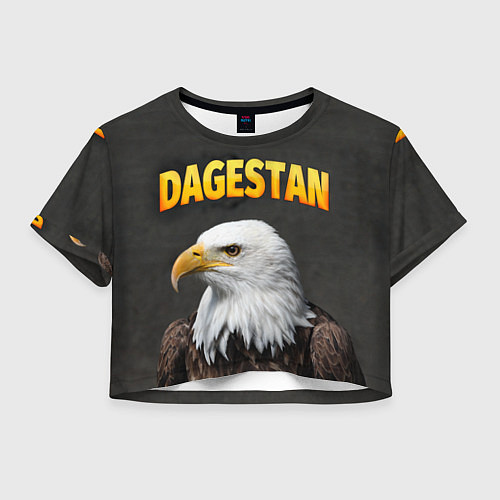 Женский топ Dagestan Eagle / 3D-принт – фото 1