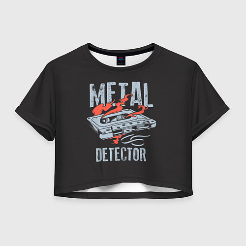 Женский топ Metal Detector / 3D-принт – фото 1