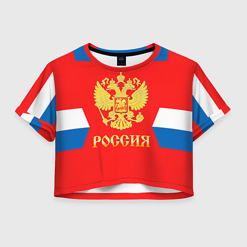 Женский топ Сборная РФ: #8 OVECHKIN / 3D-принт – фото 1
