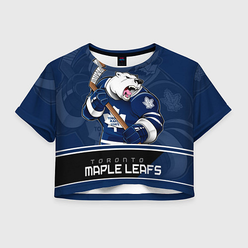 Женский топ Toronto Maple Leafs / 3D-принт – фото 1