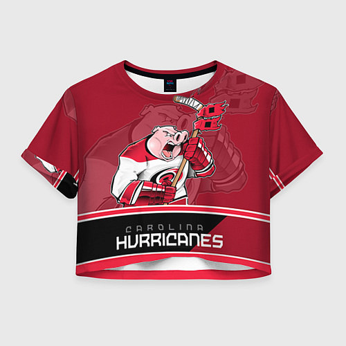 Женский топ Carolina Hurricanes / 3D-принт – фото 1