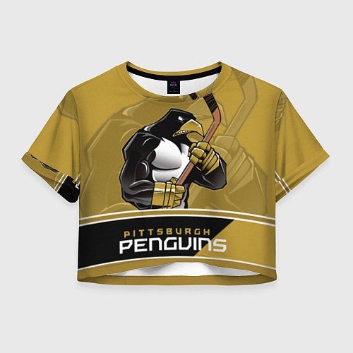 Женский топ Pittsburgh Penguins / 3D-принт – фото 1