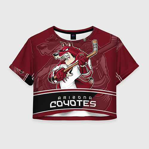 Женский топ Arizona Coyotes / 3D-принт – фото 1