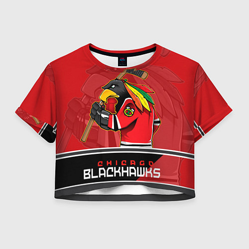 Женский топ Chicago Blackhawks / 3D-принт – фото 1