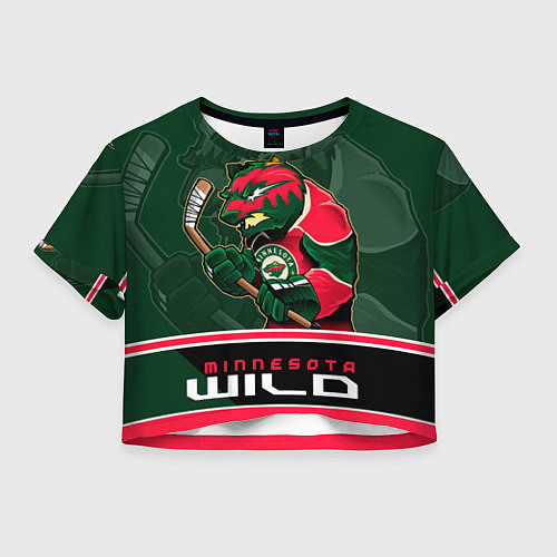 Женский топ Minnesota Wild / 3D-принт – фото 1