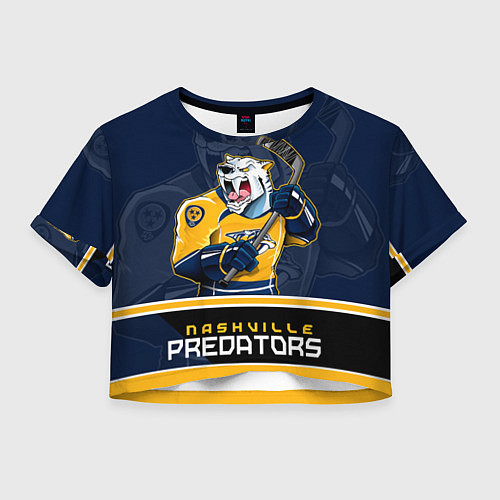 Женский топ Nashville Predators / 3D-принт – фото 1