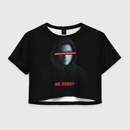 Женский топ Mr Robot / 3D-принт – фото 1