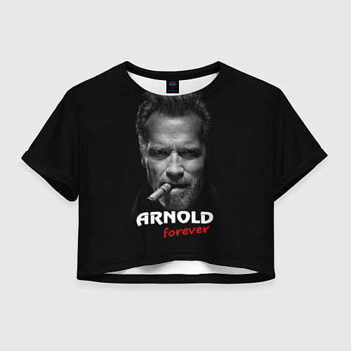 Женский топ Arnold forever / 3D-принт – фото 1