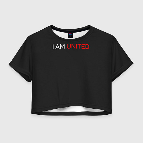 Женский топ Manchester United team / 3D-принт – фото 1