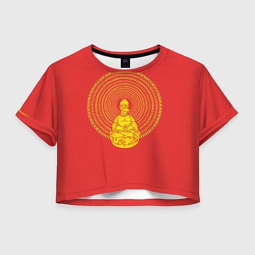 Женский топ Гомер медитирует / 3D-принт – фото 1