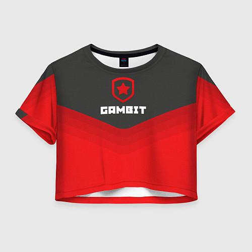 Женский топ Gambit Gaming Uniform / 3D-принт – фото 1