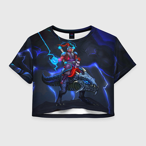 Женский топ Disruptor Lightning / 3D-принт – фото 1