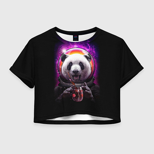 Женский топ Panda Cosmonaut / 3D-принт – фото 1