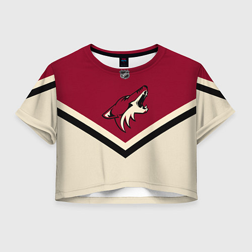 Женский топ NHL: Arizona Coyotes / 3D-принт – фото 1