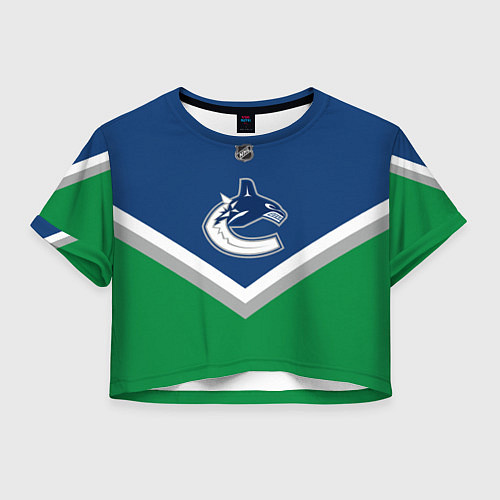 Женский топ NHL: Vancouver Canucks / 3D-принт – фото 1