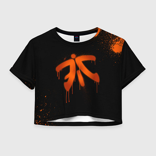 Женский топ Fnatic: Black collection / 3D-принт – фото 1