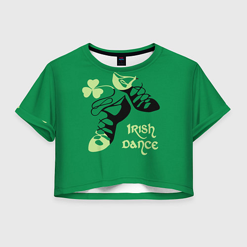 Женский топ Ireland, Irish dance / 3D-принт – фото 1