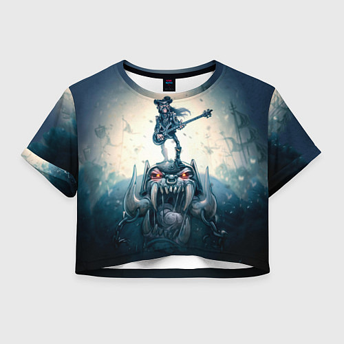Женский топ Motorhead Guitarist / 3D-принт – фото 1
