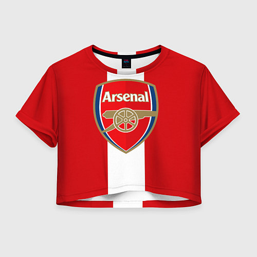 Женский топ Arsenal FC: Red line / 3D-принт – фото 1