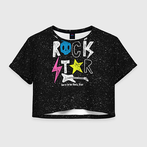 Женский топ Rock Star / 3D-принт – фото 1