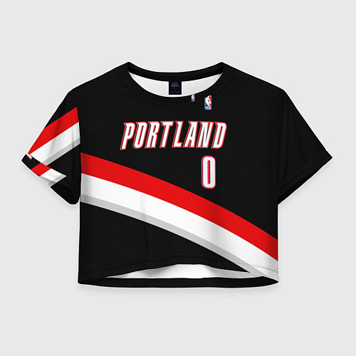 Женский топ Portland Trail Blazers 0 / 3D-принт – фото 1