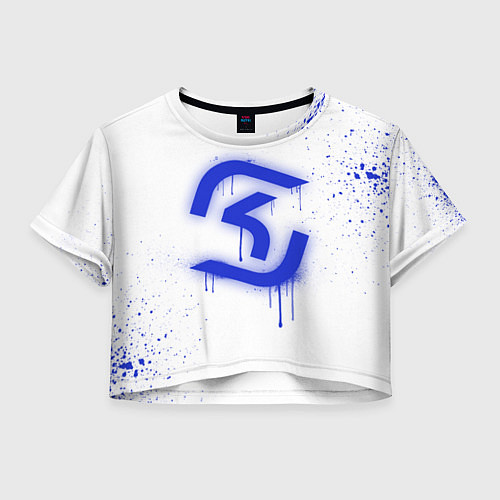 Женский топ SK Gaming: White collection / 3D-принт – фото 1