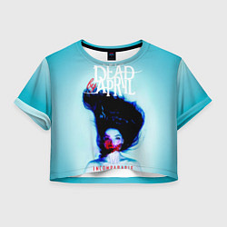 Футболка 3D укороченная женская Dead by April: Incomparable, цвет: 3D-принт