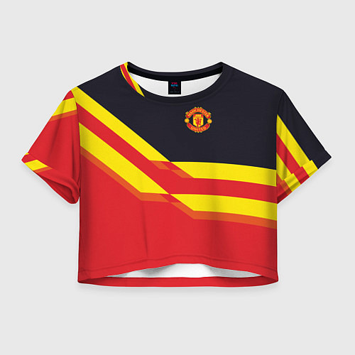 Женский топ Man United FC: Red style / 3D-принт – фото 1