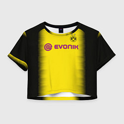 Футболка 3D укороченная женская BVB FC: Rois Away 17/18, цвет: 3D-принт