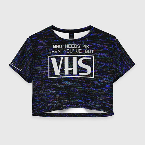 Женский топ 4K VHS / 3D-принт – фото 1