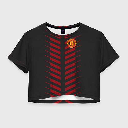 Женский топ FC Manchester United: Creative / 3D-принт – фото 1