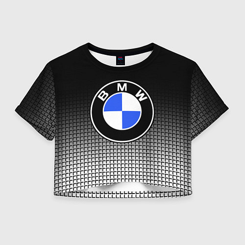 Женский топ BMW 2018 Black and White IV / 3D-принт – фото 1