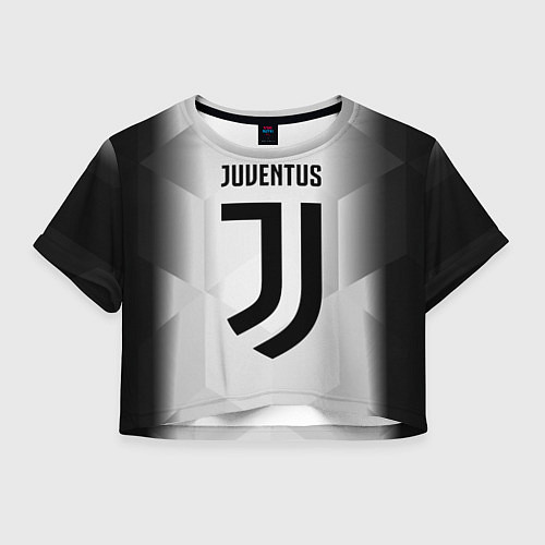 Женский топ FC Juventus: Silver Original / 3D-принт – фото 1