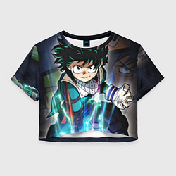 Женский топ My Hero Academia синий свет