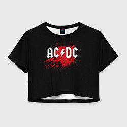 Женский топ AC/DC: Red Spot