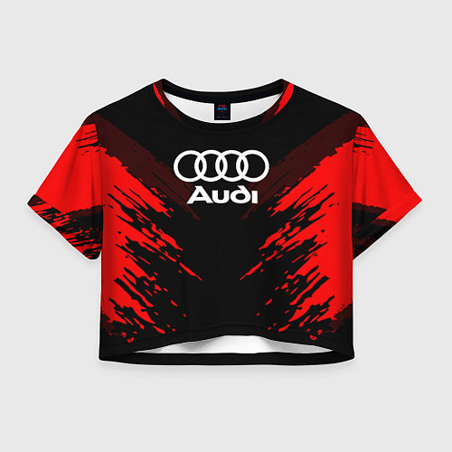 Женский топ Audi: Red Anger / 3D-принт – фото 1