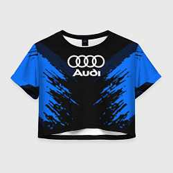 Женский топ Audi: Blue Anger