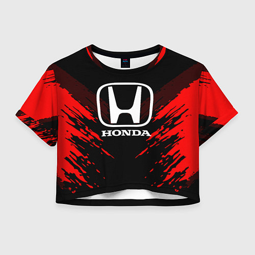 Женский топ Honda: Red Anger / 3D-принт – фото 1