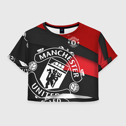 Женский топ FC Man United: Exclusive / 3D-принт – фото 1