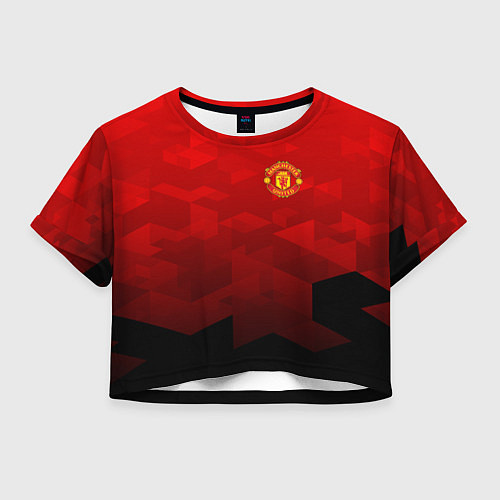 Женский топ FC Man UTD: Red Poly / 3D-принт – фото 1