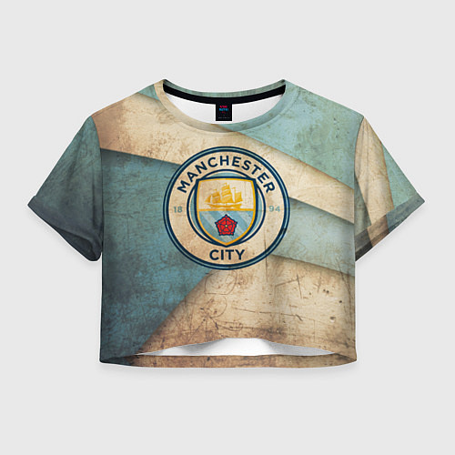 Женский топ FC Man City: Old Style / 3D-принт – фото 1