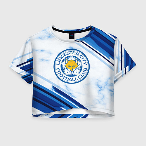 Женский топ Leicester city / 3D-принт – фото 1