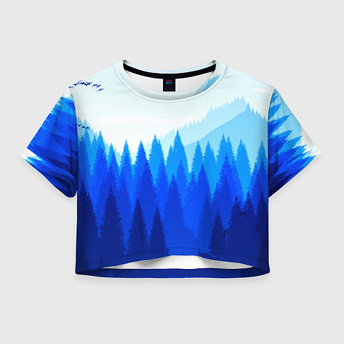 Женский топ Firewatch: Cold Wood / 3D-принт – фото 1