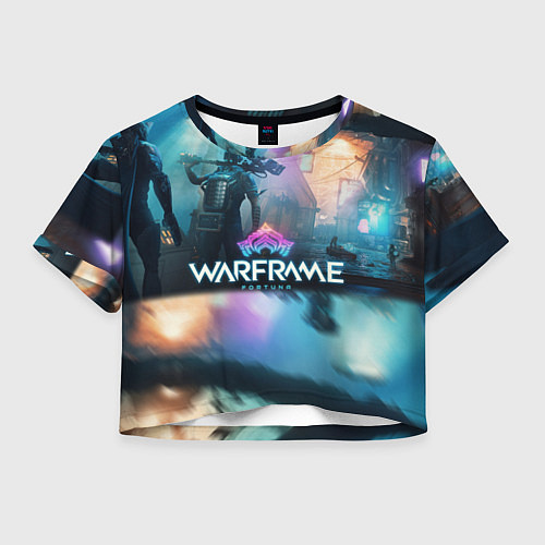 Женский топ WARFRAME FORTUNA / 3D-принт – фото 1