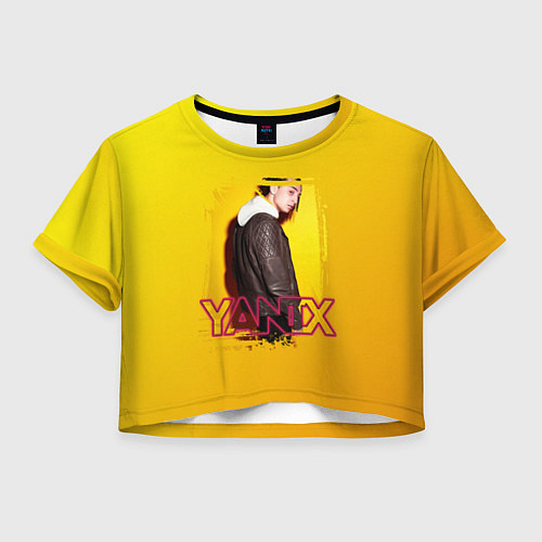 Женский топ Yanix: Yellow Mood / 3D-принт – фото 1