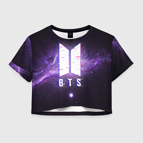 Женский топ BTS: Violet Space / 3D-принт – фото 1