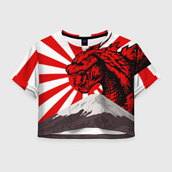 Женский топ Japanese Godzilla