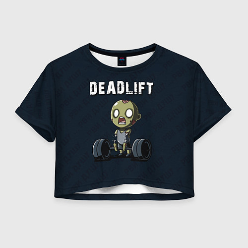 Женский топ Deadlift / 3D-принт – фото 1